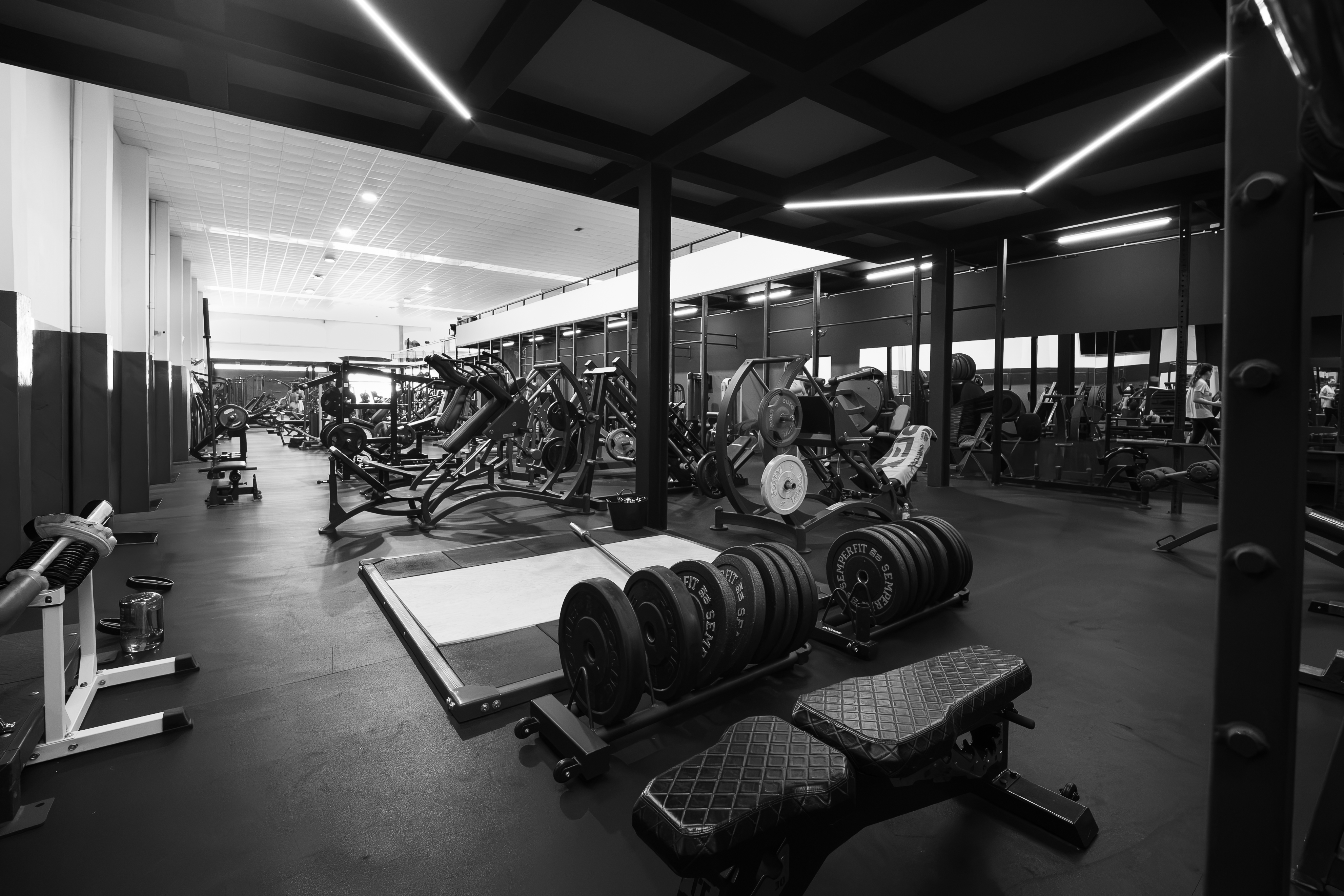 Área de musculação da Academia Workout