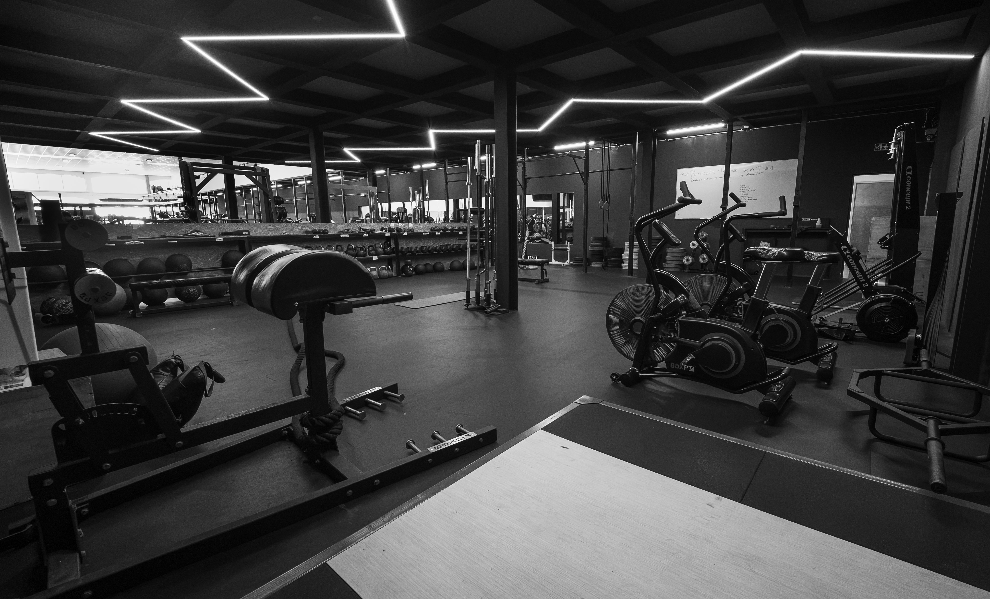 Ambiente de treino da Academia Workout